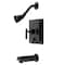 Kingston Brass Single-Handle Tub and Shower Faucet, Matte Black KB86500CML - alternate 1